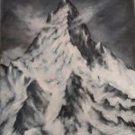 Cima della Montagna (2015, 110 x 130 cm, Olio su tela)