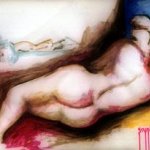 Studie (2003, 70 x 100 cm)